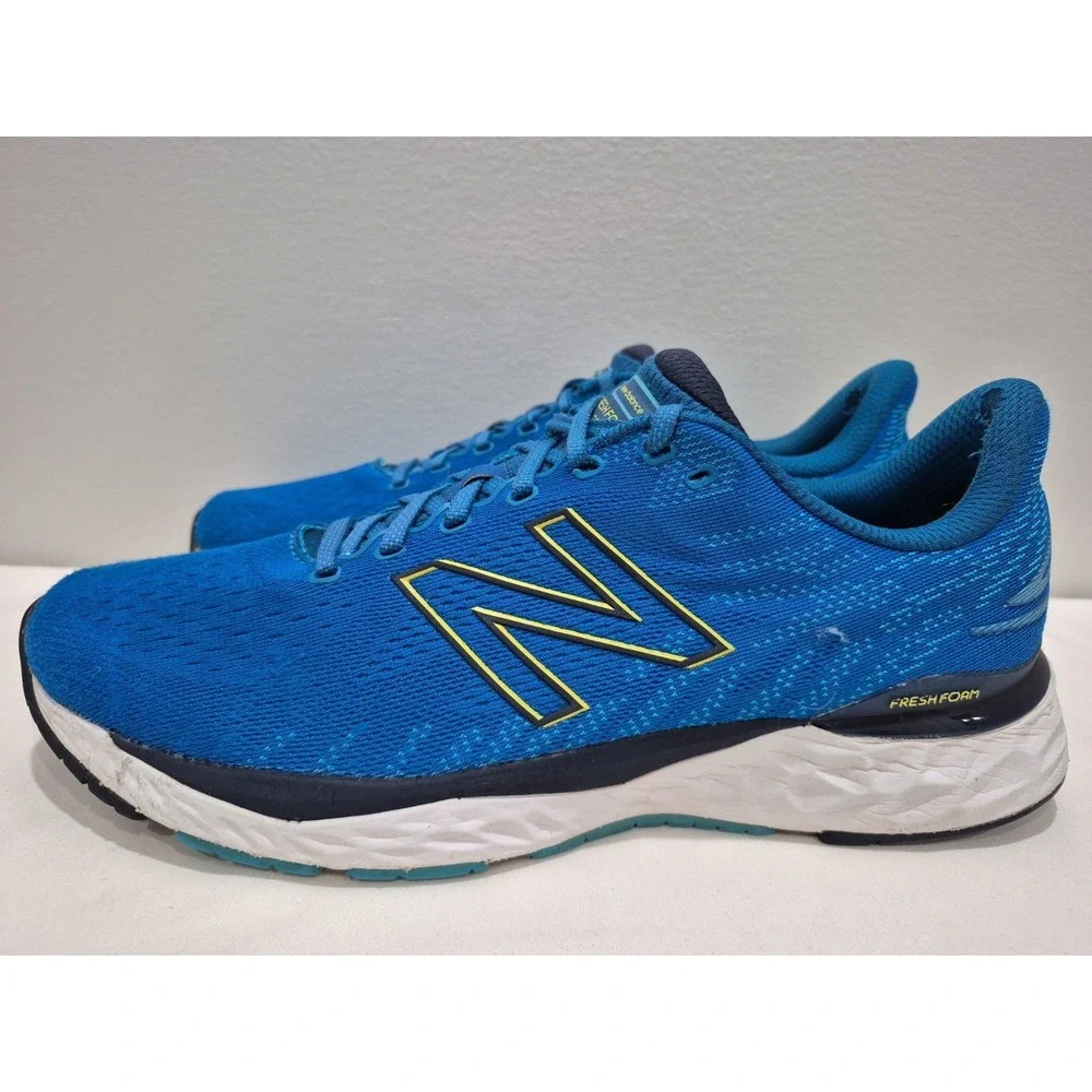 New Balance Fresh Foam 880v11 M880F11 Mens Sz 12 D Running Wave Blue Sneakers